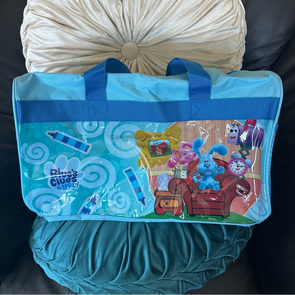 Nickelodeon Blue’s Clues and You Blue Duffle Bag: NWT